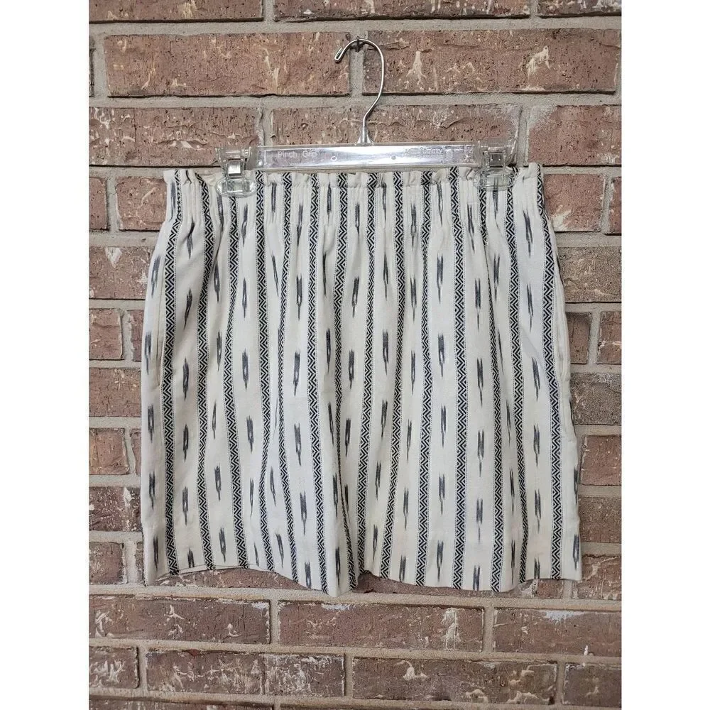 J. Crew Aztec Mini Skirt, Women's 8